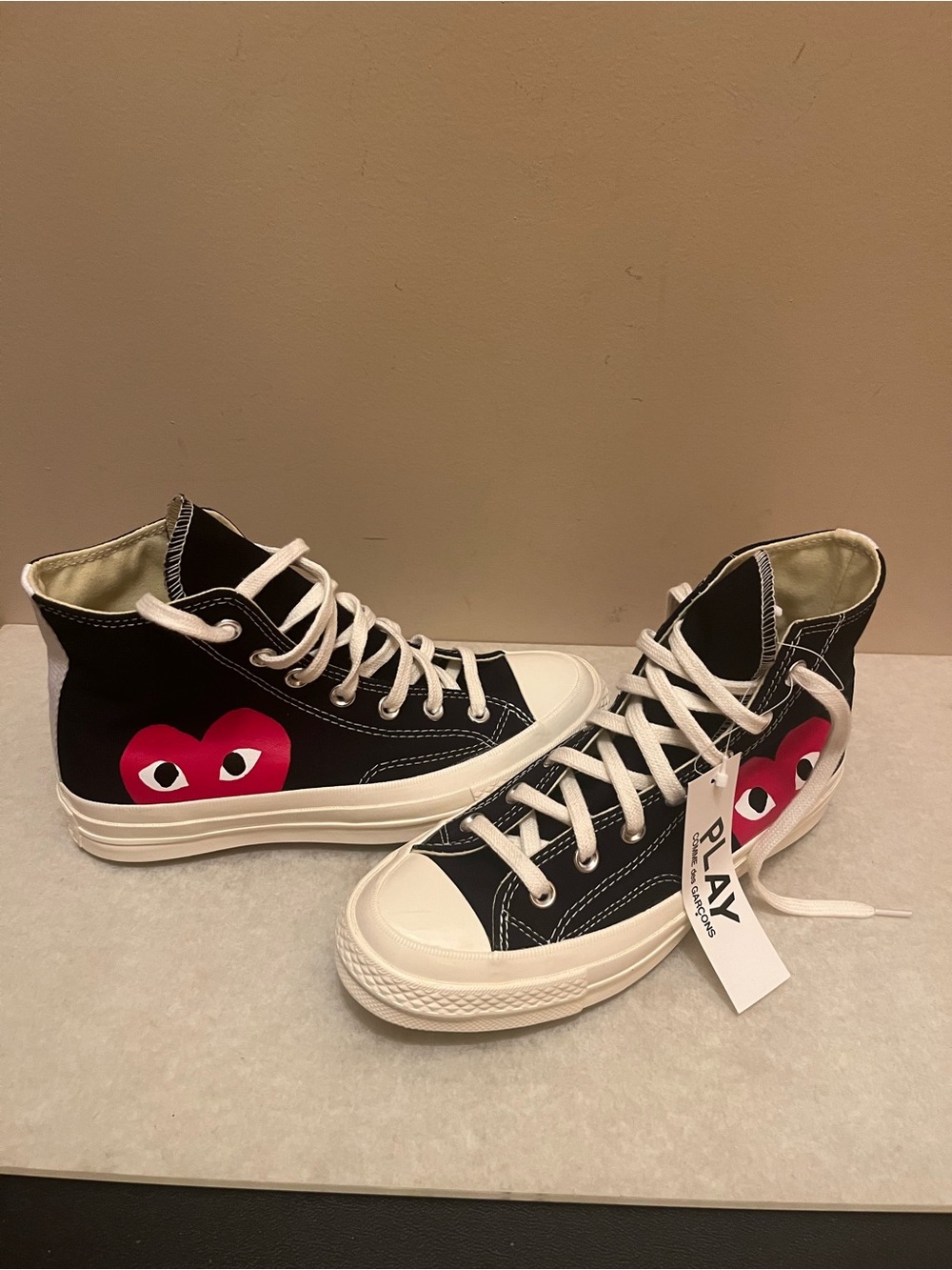 Comme desComme des Garçons PLAY Converse Chuck Taylor All Star High Top Sneakers